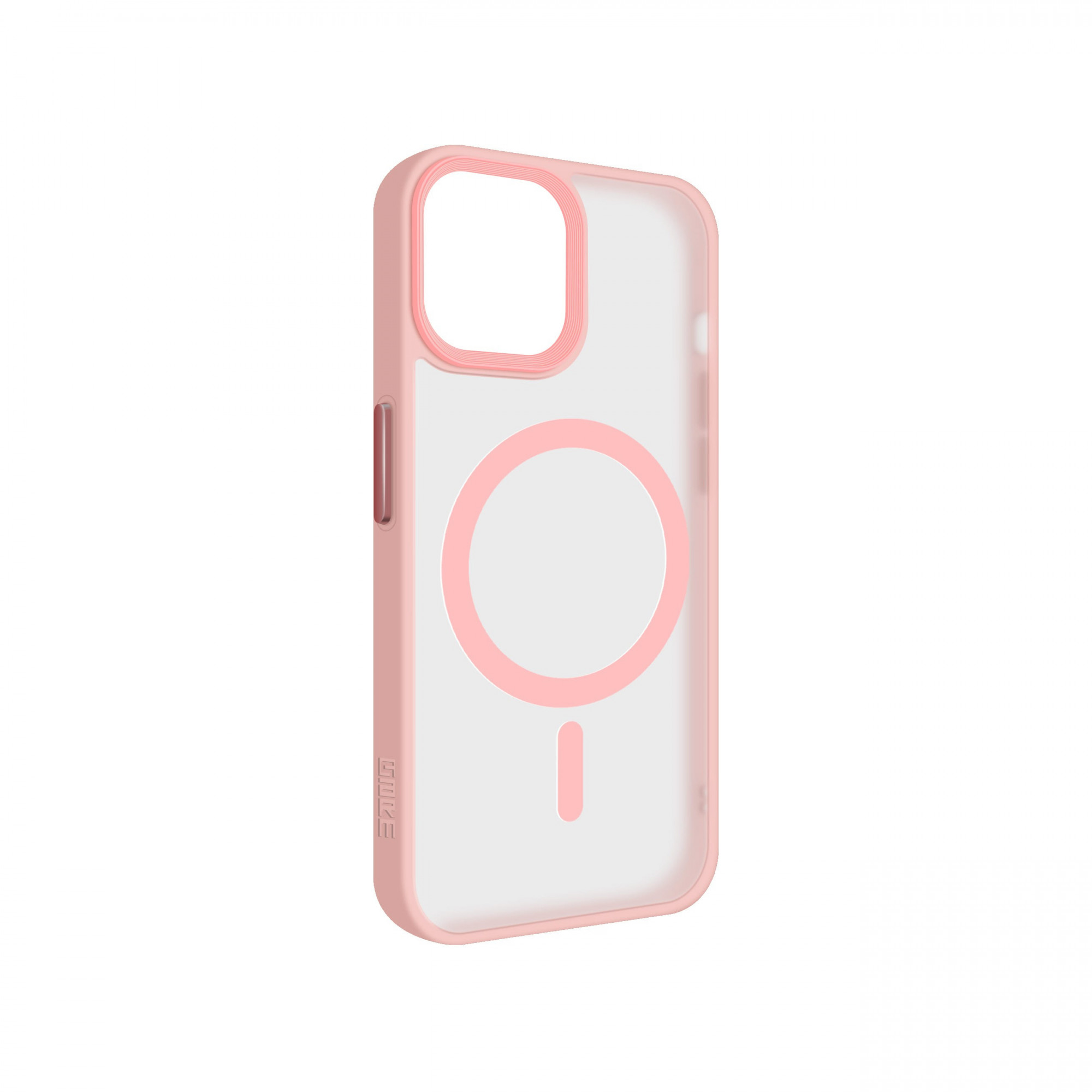 Чехол Metal Buttons with MagSafe Colorful для iPhone 14 /peach/